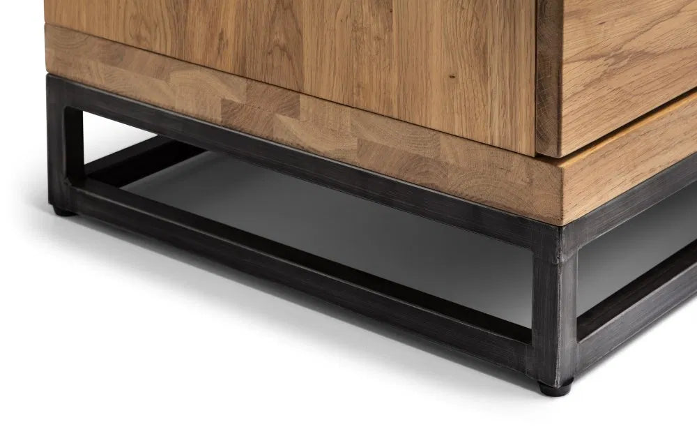 Alberta Natural Oak Wood TV Unit